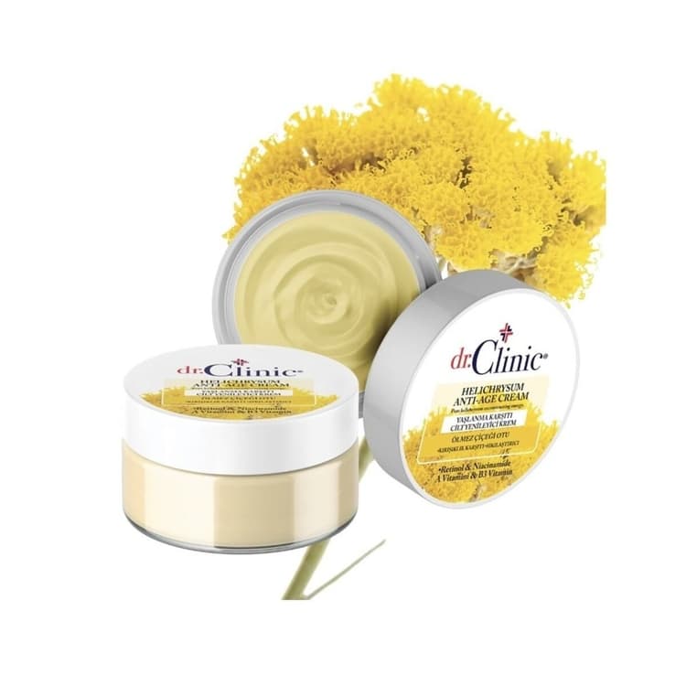 Dr.Clinic Anti-Aging Cream 50ML with Miracle Helichrysum Plant دكتور كلينك كريم مضاد للتجاعيد