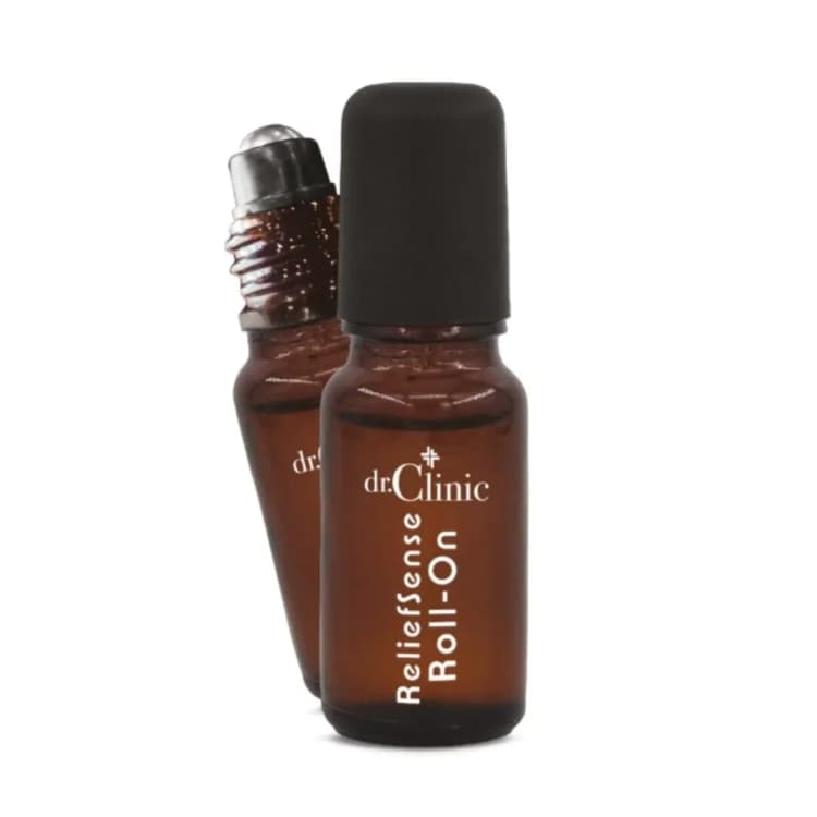 Dr. Clinic Reliefsense Roll-On، وهو منتج مصمم لتوفير الراحة الفورية والاسترخاء للجسم.