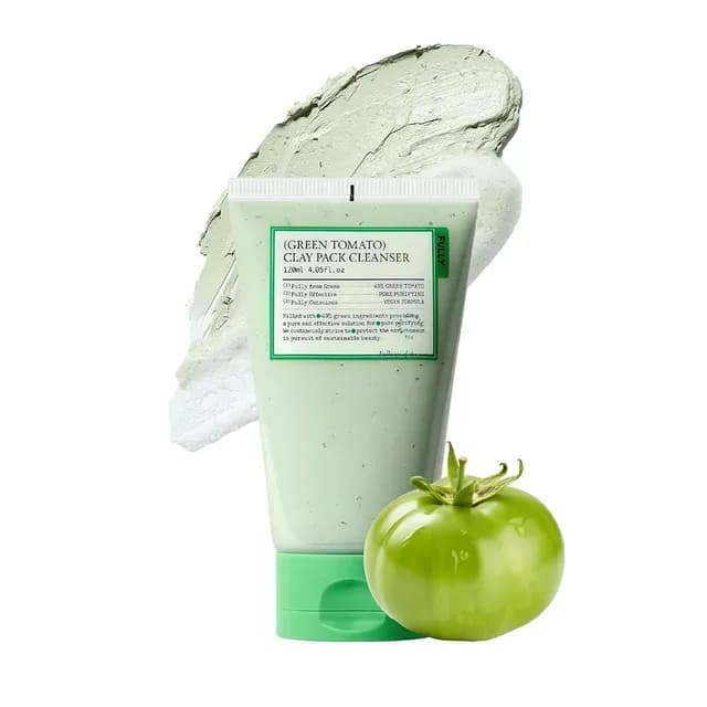 FULLY - Green Tomato Clay Pack Cleanser FULLY - منظف عبوة طين الطماطم الخضراء