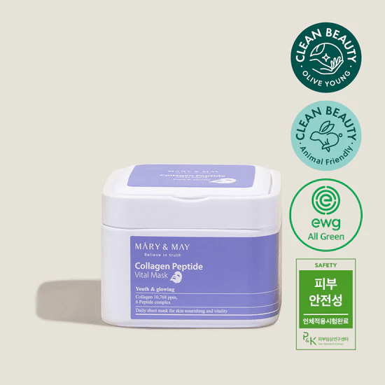 قناع الكولاجين الببتيد الحيوي (30 قطعة) Peptide Vital Mask (30ea)