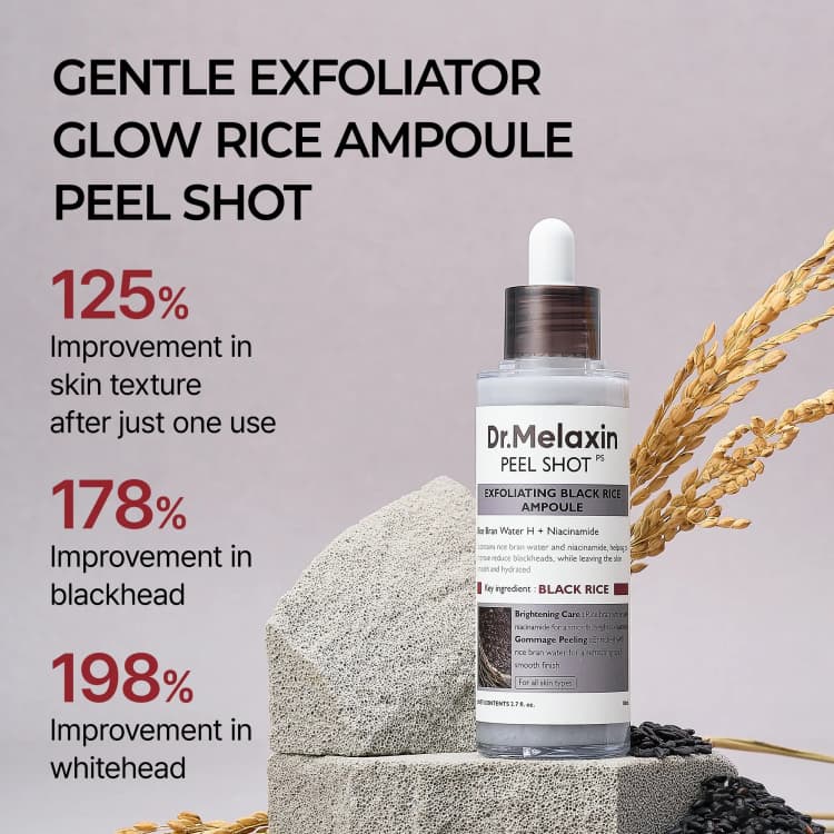 Dr.Melaxin Peel Shot – Black Rice Ampoule